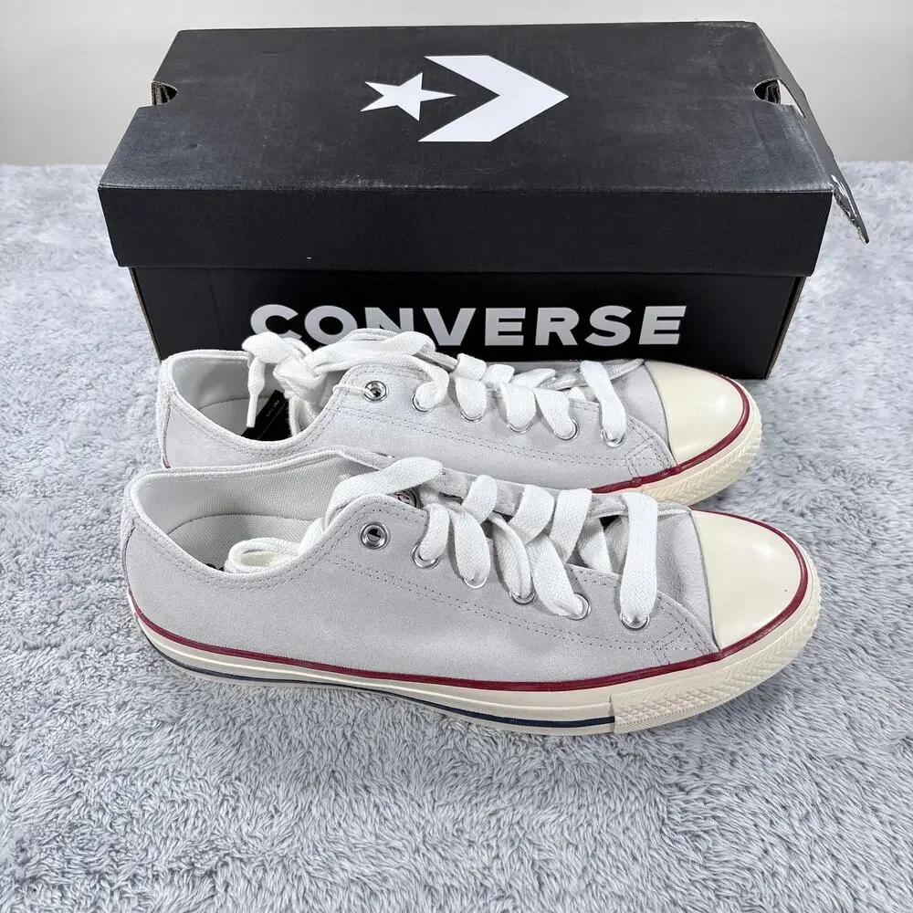 NIB Converse All Stars Unisex‎ Sneakers Barley Gray Size 7.5 M / 9.5 W A14237C - Picture 4 of 7